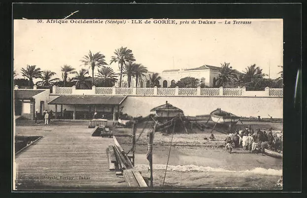 CPA Dakar, la Terrasse