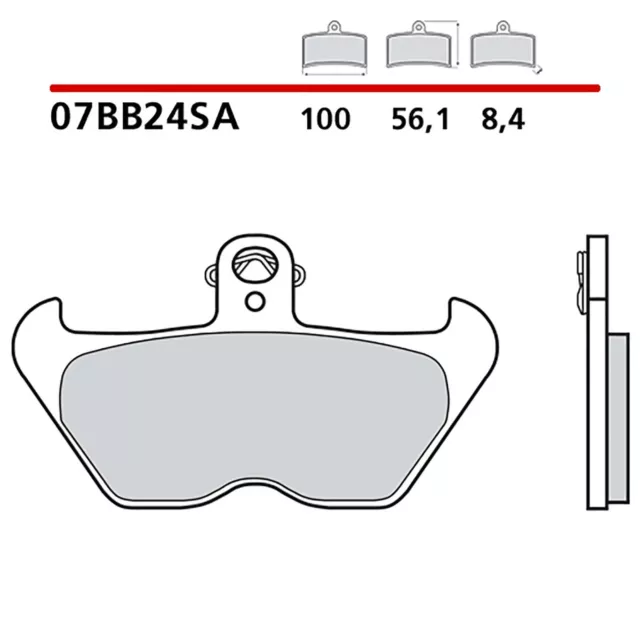 Brembo Kit Pastiglie Freno Anteriore Bmw R 1100 Rt/Abs 94-01-Cod. 07Bb24Sa