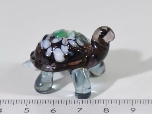 Schildkröte, Turtle, Glasfigur, Handarbeit, Glastiere, Muranoglas 2