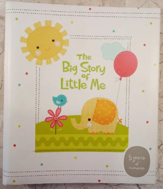 Hallmark THE BIG STORY OF LITTLE ME Baby Book 5 Years Memory Album 3ring BBA7036