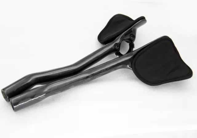 Carbon Rennrad Triathlon Zeitfahr Aero Lenker aufsatz Armauflage Aufsatz TT bar