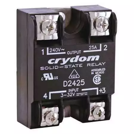 Crydom D2490 Solid State Relay,3 To 32Vdc,90A