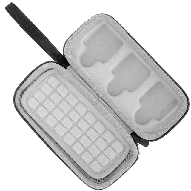 Custodia Portatile Per Microfoni Wireless - Scatola EVA Doppio Microfono Con Tasca Rete Per Accessori - Foto 7