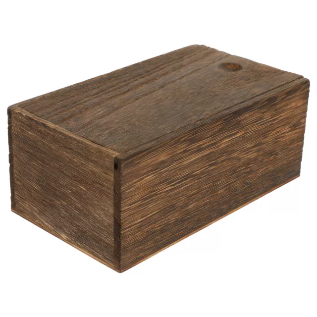 Holz Aufbewahrungsbox Holz-Schmuckkästchen Geschenkbehälter Holzkiste