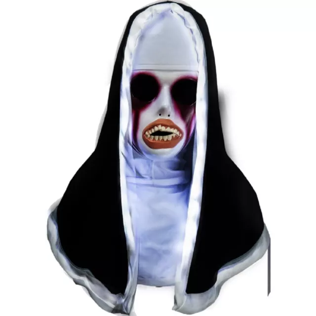 Trick or Treat The Purge TV Series Nun Mask Light-Up Hood