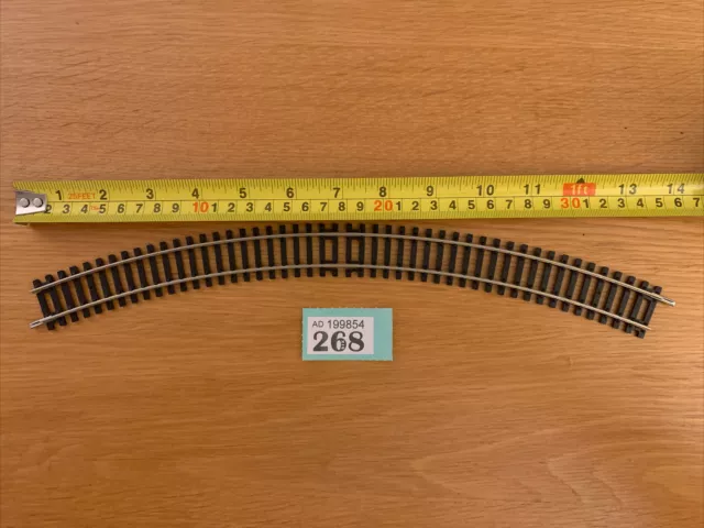 HORNBY R607 DOUBLE 2ND RADIUS CURVE TRACK PIECE OO 00 GAUGE 1:76 SCALE Lot268