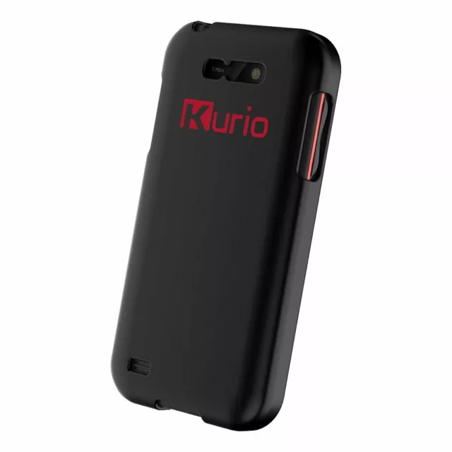 Kurio SmartPhone Hard Case For Kurio Phone 4" Polycarbonate Access Buttons Black