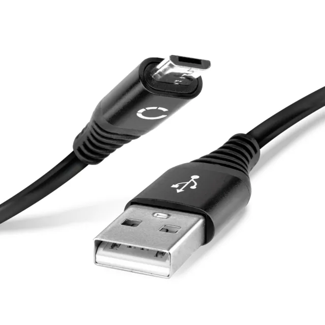 Câble USB data pour Sony Cyber-shot DSC-HX90 DSC-RX100 VII, charge 2.4A noir