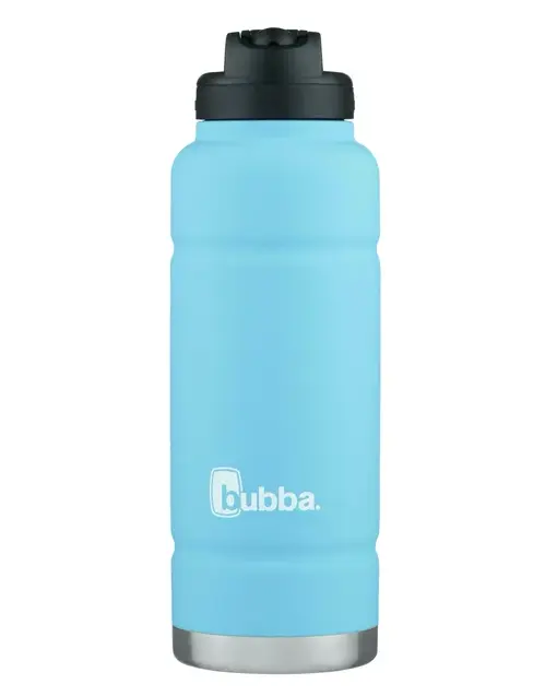 Bubba Stainless Steel Trailblazer Water Bottle With Straw Rubberized 40 OZ.