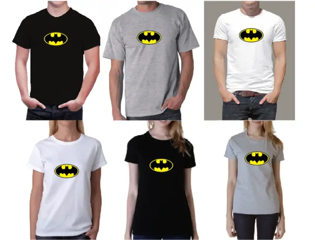 New Supreme Party Batman Logo Unisex 100% cotton Fashion Tee T Shirt Men Girls