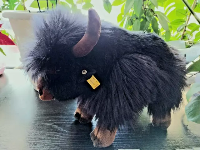 Steiff 064852 Yak Jackie ca. 35cm - unbespielt mit KFS - Rarität