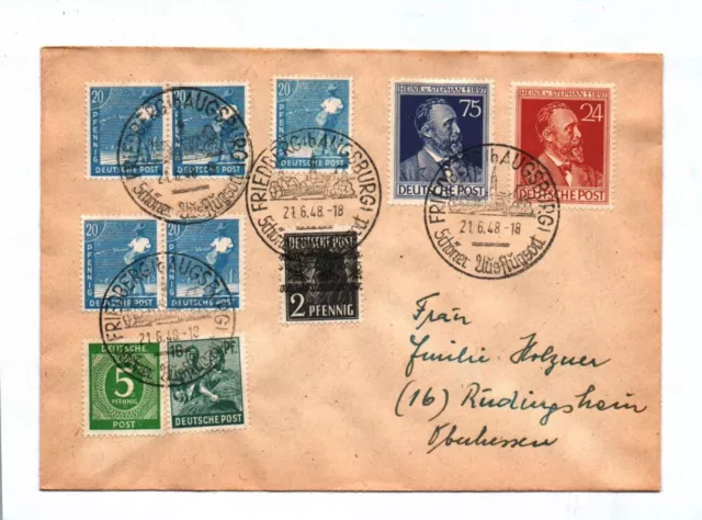GERMANY BAVARIA AUGSBURG Returned Letter Stamp | Europe - Germany &  Colonies - German States, Stamp