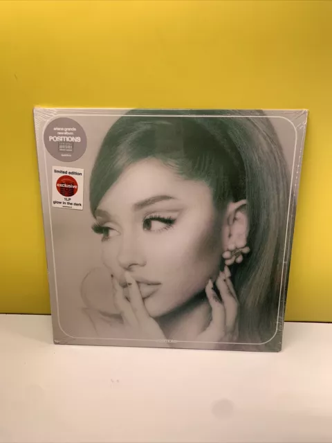 Ariana GRANDE Positions DeLuXe Ed CANADA 12 PuRPLe BLoB in CLeaR VINYL  Recrdsx2 