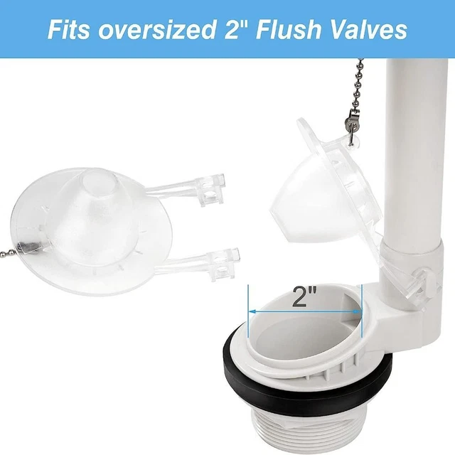 2 PCS RUBBER Stopper Toilet Drain Valve for Gerber 99647 Toilet Drain