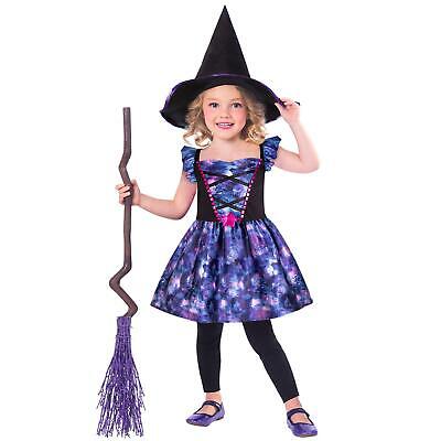 Ragazze Mitico Magico Strega Sostenibile Halloween Party Costume Bambino