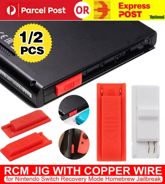 RCM Jig With Copper Wire for Nintendo Switch Recovery Mode Homebrew Jailbreak