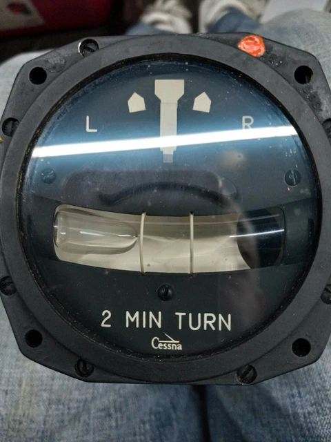 Cessna P/N CM2651-L1 Turn and Bank Indicator (For Parts/Rebuild/Prop/Display) Cessna P/N CM2651-L1 Turn and Bank Indicator (For Parts/Rebuild/Prop/Display)