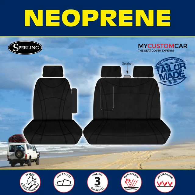FORD TRANSIT CUSTOM VN VO Van 2013On Neoprene FRONT Seat Covers