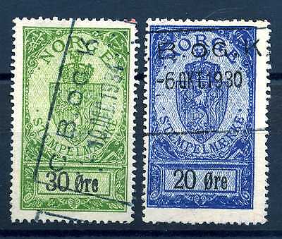 NORVEGIA Tipi del 1919-1920 Corno di posta NORWAY 1950-1952 