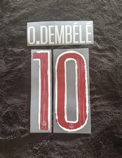 Flocage officiel – PSG, Dembélé, 2025/2026, domicile LDC
