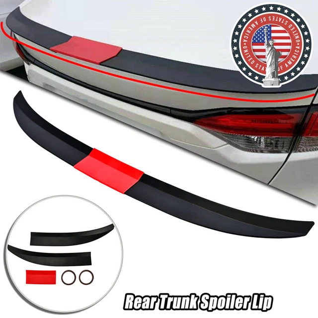 115CM Adjustable Rear Trunk Spoiler Lip Roof Tail Wing Blak For Car Sedan Saloon