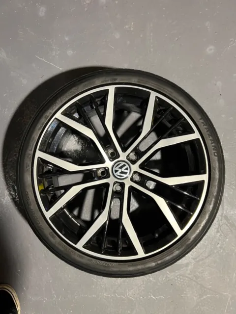 18" SANTIAGO Style ALLOY WHEELS  X4 - TYRES Fits : VW GOLF / CADDY