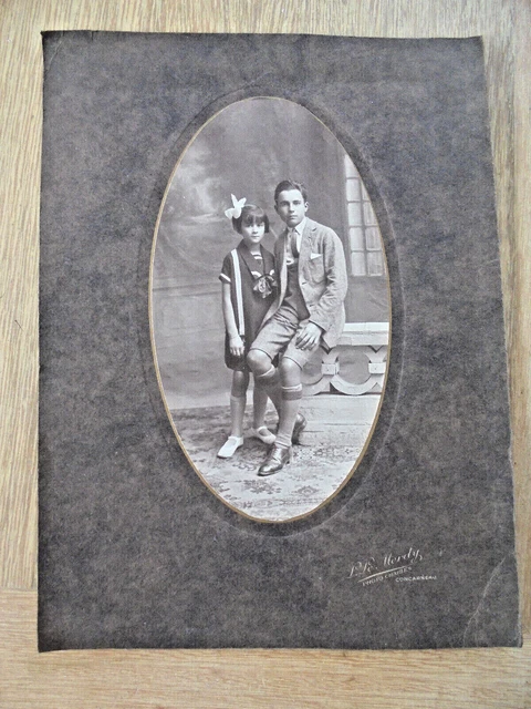 Photo Ancienne Enfants - Photographe Charles Chambon Bordeaux - 1900-1939
