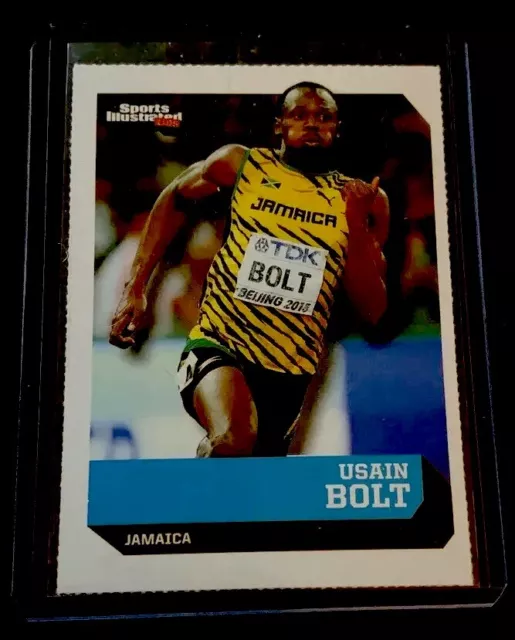 USAIN BOLT OLYMPIC LEGEND SI For Kids track legend 8 Gold Medal Jamaica NM+