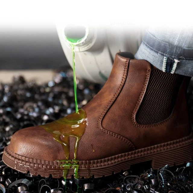 RELIABLE HIGH TOP Steel Toe Safety Shoes For Men Comfortable And
