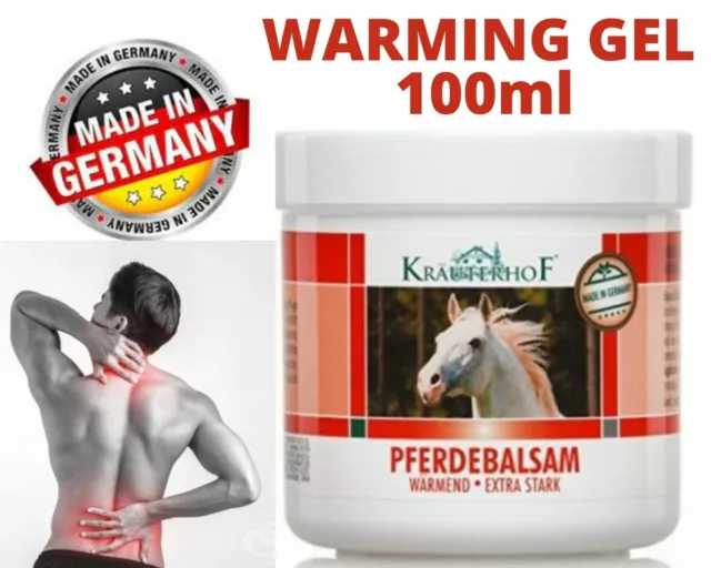 Asam Krauterhof Pferdebalsam EXTRA STRONG WARMING GEL Horse Chestnut 100ml