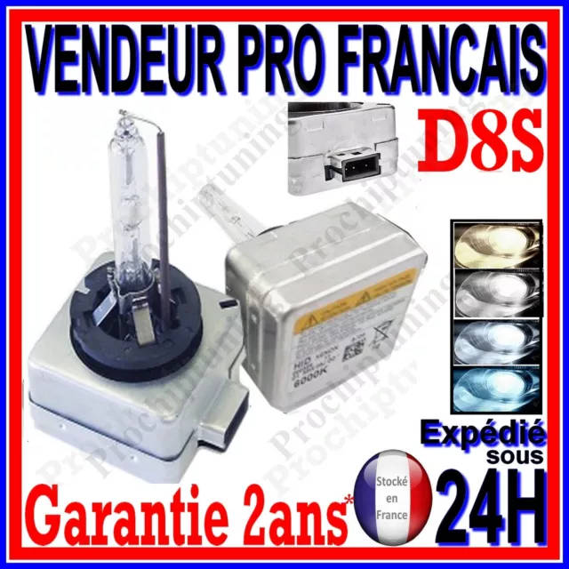 AMPOULE D8S XENON 25W 42V PK32d-1 LAMPE COMPATIBLE PHARE FEU OSRAM XENARC 66548