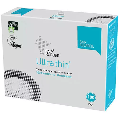 Fair Squared Vegan Condoms Ultra Thin 54mm