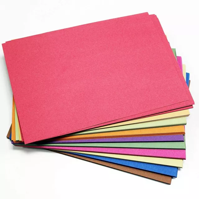 A3 Sugar Paper Coloured Sheets 70gsm Kid's Art Craft DIY Origami Pamphlets Card