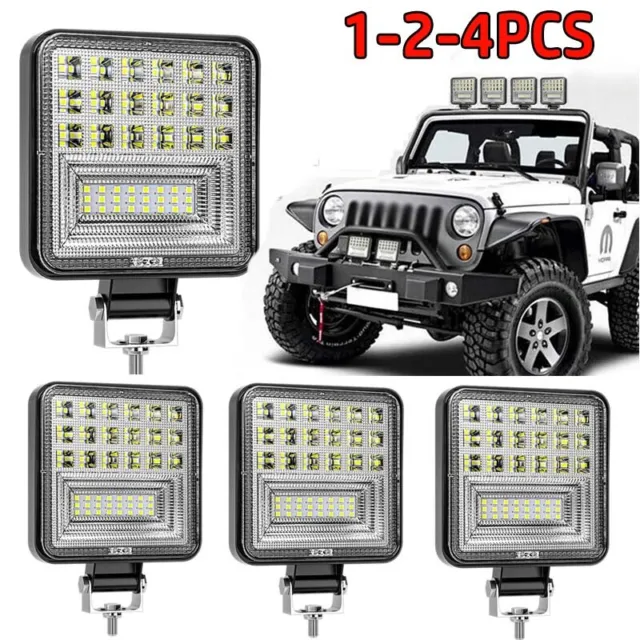 12V 24V Led Work Lamp Flood Spot Light 126W Offroad Truck SUV Car ATV Boat Bar