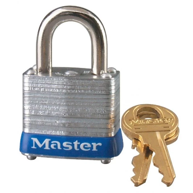 3 Master Lock P394 1-1/8 In. Steel Pin Tumbler Keyed Alike Padlock s
