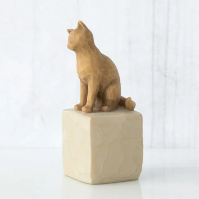 Willow Tree Figurine Love My Cat (Light) Always With Me By Susan Lordi  27789