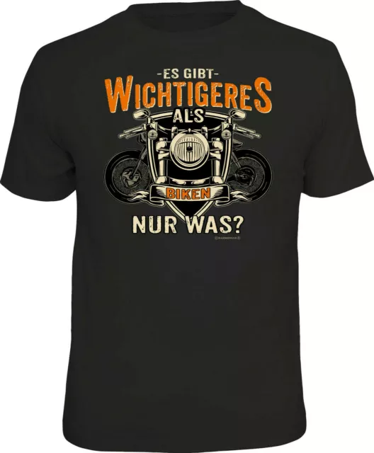 Biker T-Shirt - più Importante Come Bike ? - Uomini T-Shirt Detto Regalo