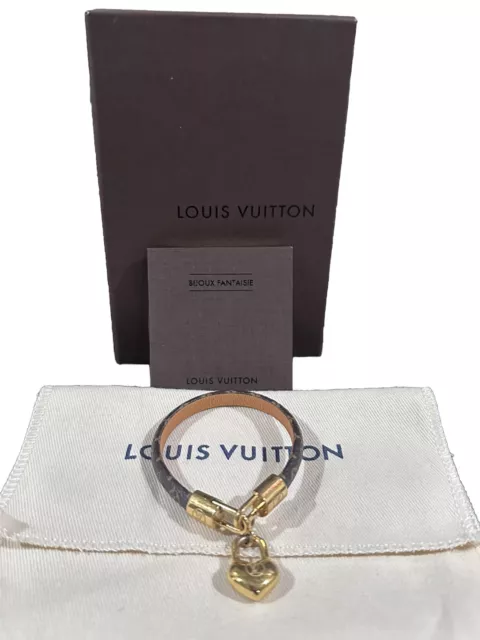 Louis Vuitton Nano Monogram Bracelet Monogram Canvas and Metal Brown 894501