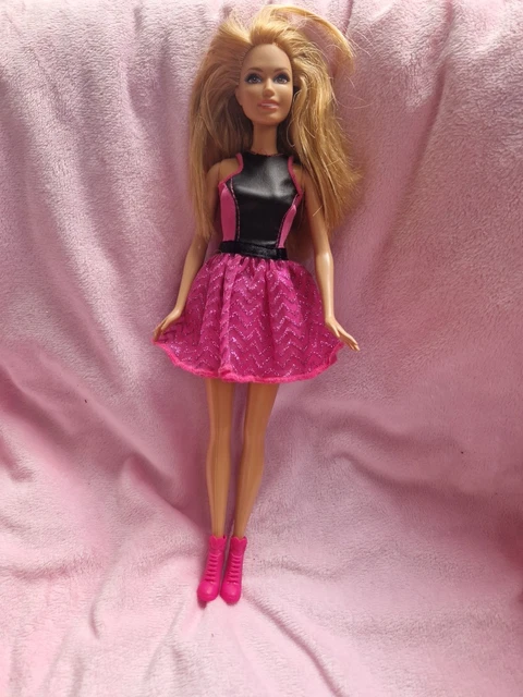 BARBIE 2013 MATTEL Endless Curls Doll Strawberry Blonde Hair Pink