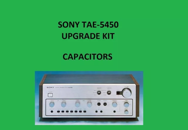 KIT de réparation préamplificateur stéréo SONY TAE-5450 - tous condensateurs