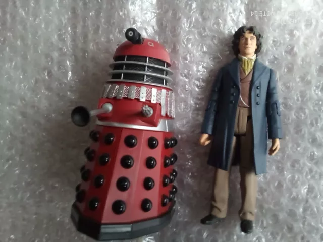 Rare Toys R Us 8th Dr Who + Alpha Children of the Revolution Dalek Figures Set