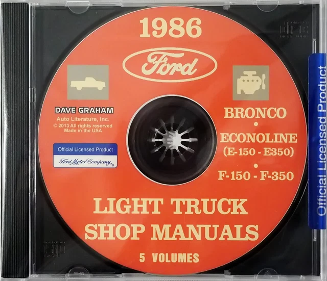 CHILTON FORD F100 F150 F250 F350 Bronco 19761986 Tuneup Service