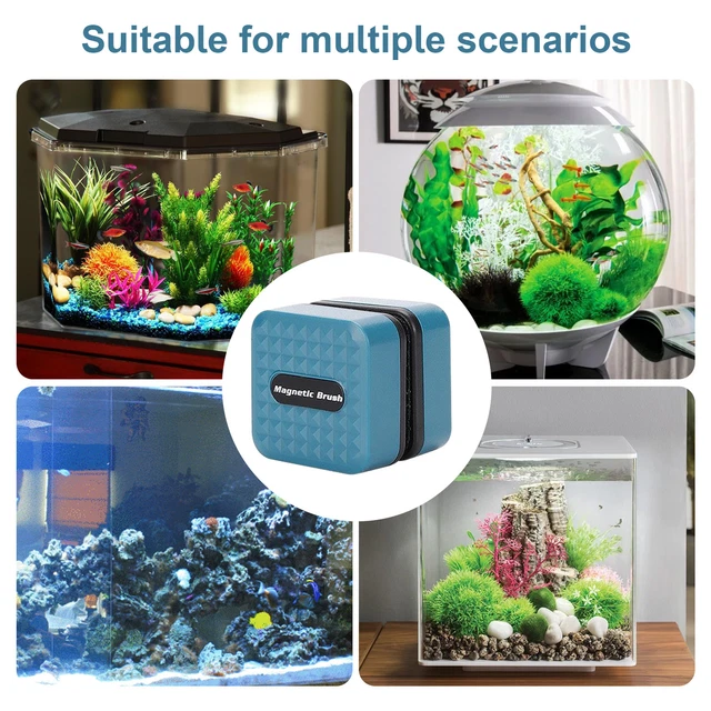 Aquarium Magnet Glass Cleaner Floating Magnet Algae Scraper Fish Tank Tool