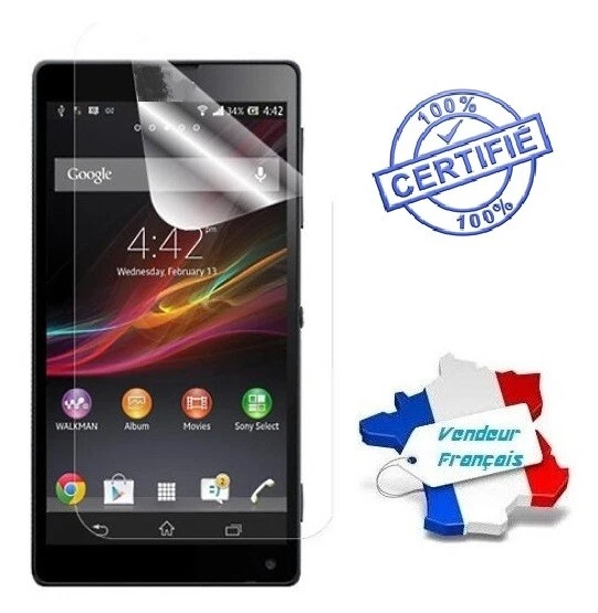 Housse Universelle Cuir Pour Sony Ericsson Xperia T (LT30P) - Taille L, Languette Scratch | Neuf Sous Emballage