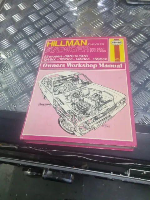 Hillman / Chrysler Avenger All Models 1970-1978 Haynes Manual No 037