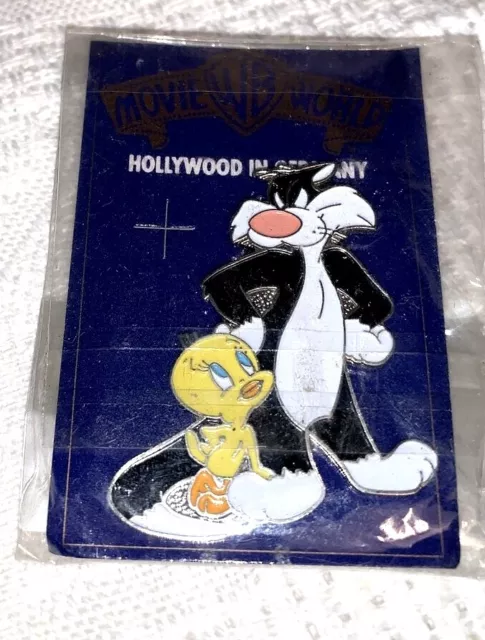 Movie WB World  Hollywood in Germany Pin Sylvester +Tweety (metal)