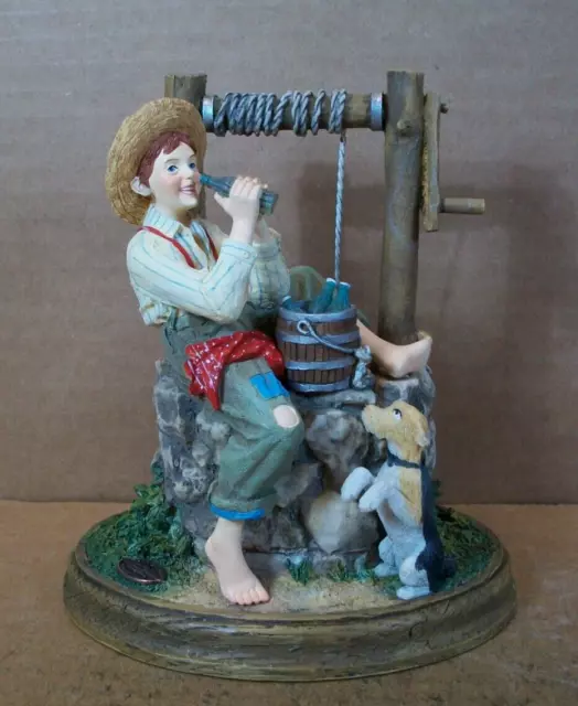 1992 Norman Rockwell's Best Friends Collection ~ Wishing Well #A0687 ~ Figurine