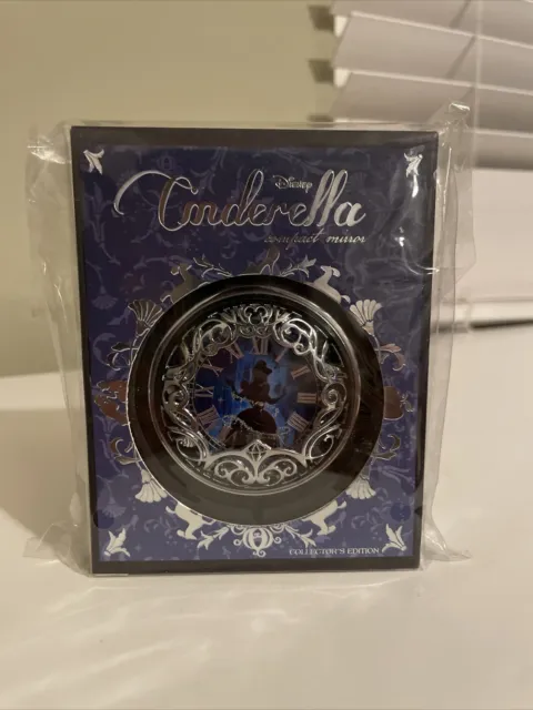 Sephora Disney Cinderella Collector's Edition Silver Compact Mirror NEW IN BOX