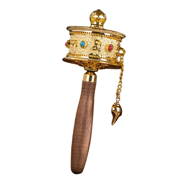 Cloche à Main En Laiton 11cm - Pour Rituels Bouddhistes, Taoïstes, Feng Shui Ou Décoration Vintage - 7