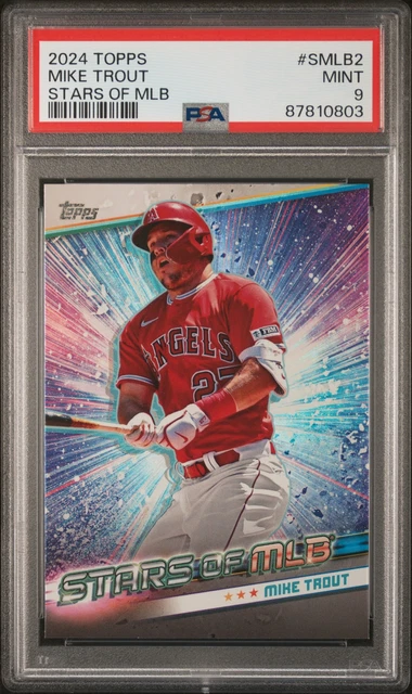 MLB The Show 25 top card showcase featuring Mike Trout and John Donaldson